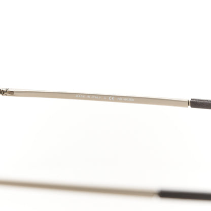 Chanel Metal Polarized Aviator CC Sunglasses 4189-T-Q Silver 6 of 8