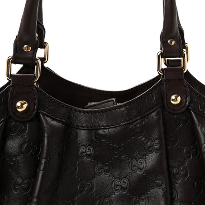 Gucci Guccissima Medium Sukey Tote Chocolate 8 of 10