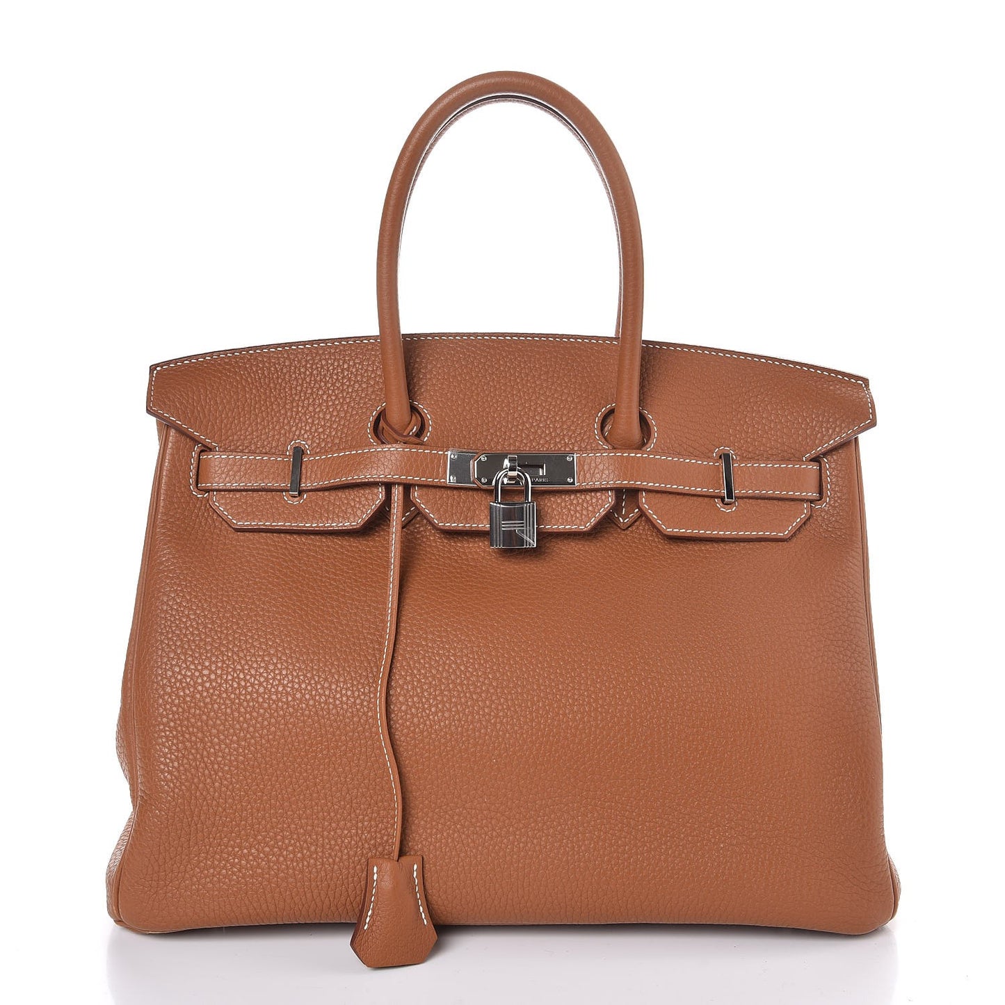 Taurillon Clemence Birkin 35 Gold