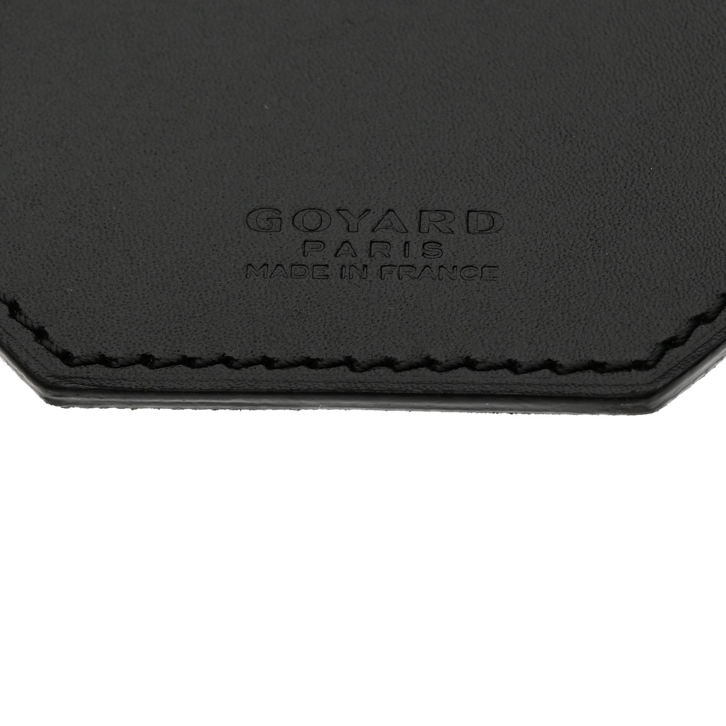 Goyardine Luggage Tag Black