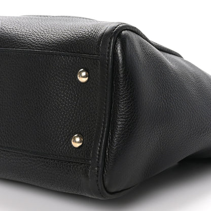 Gucci Pebbled Calfskin Small Soho Top Handle Bag Black 10 of 11