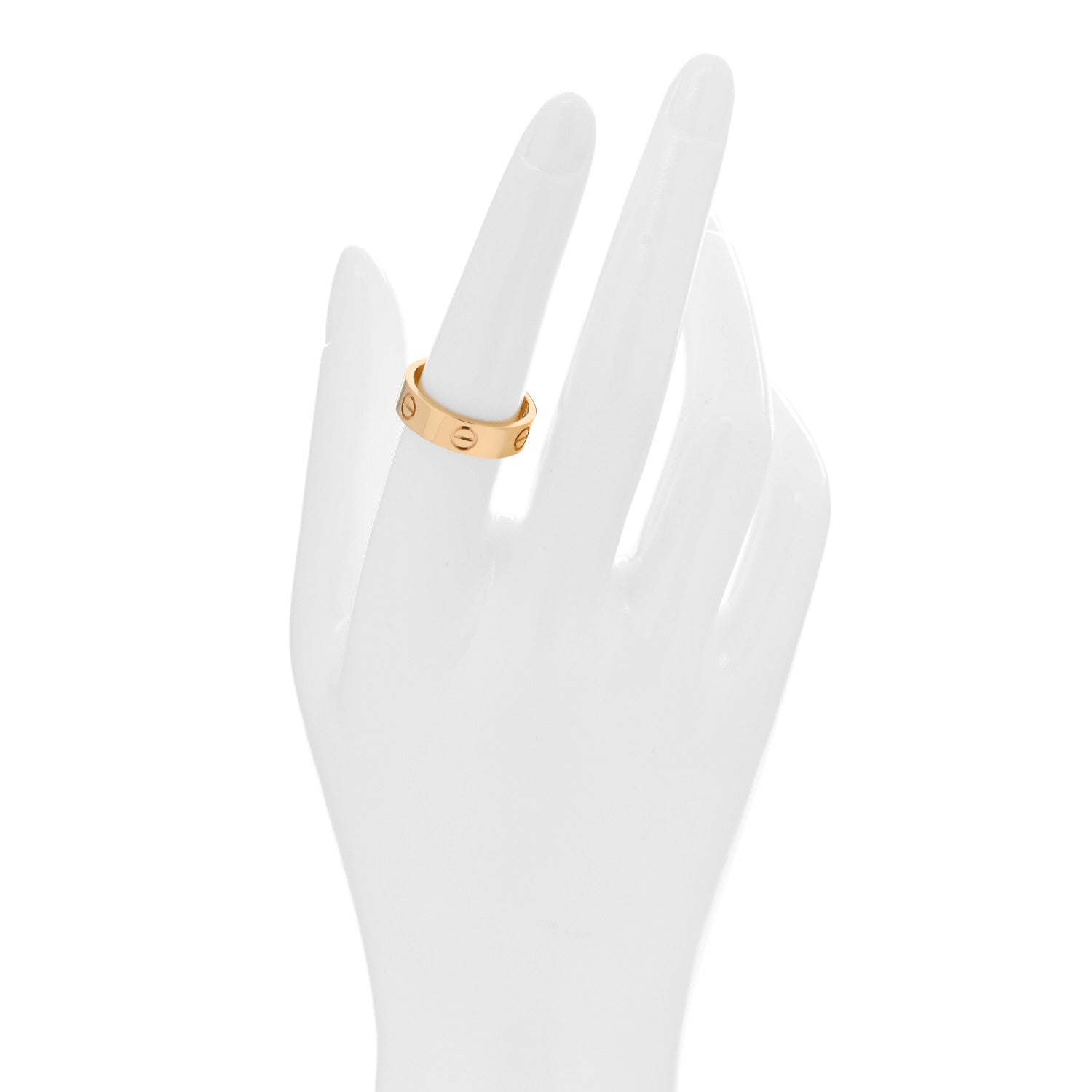Cartier 18K Yellow Gold 5.5mm LOVE Ring 56 7.5 2 of 5