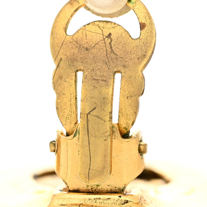 Chanel Round CC Clip On Earrings Gold 10 of 15