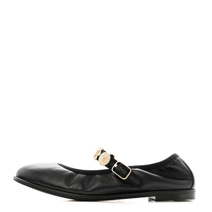 Chanel Lambskin Charm Mary Jane Flats 39 Black 1 of 10