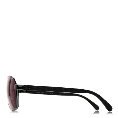 Chanel Pilot Summer Aviator Sunglasses 4204-Q Black 4 of 8