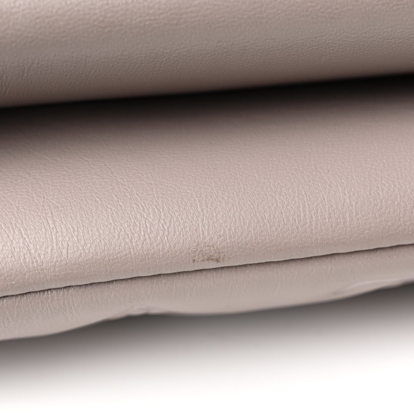 Lambskin Embossed Monogram Coussin MM Grey