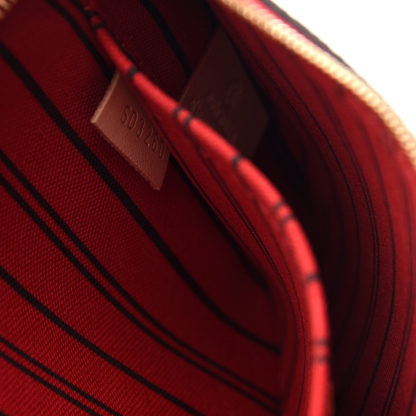 Monogram Neverfull MM GM Pochette Cherry