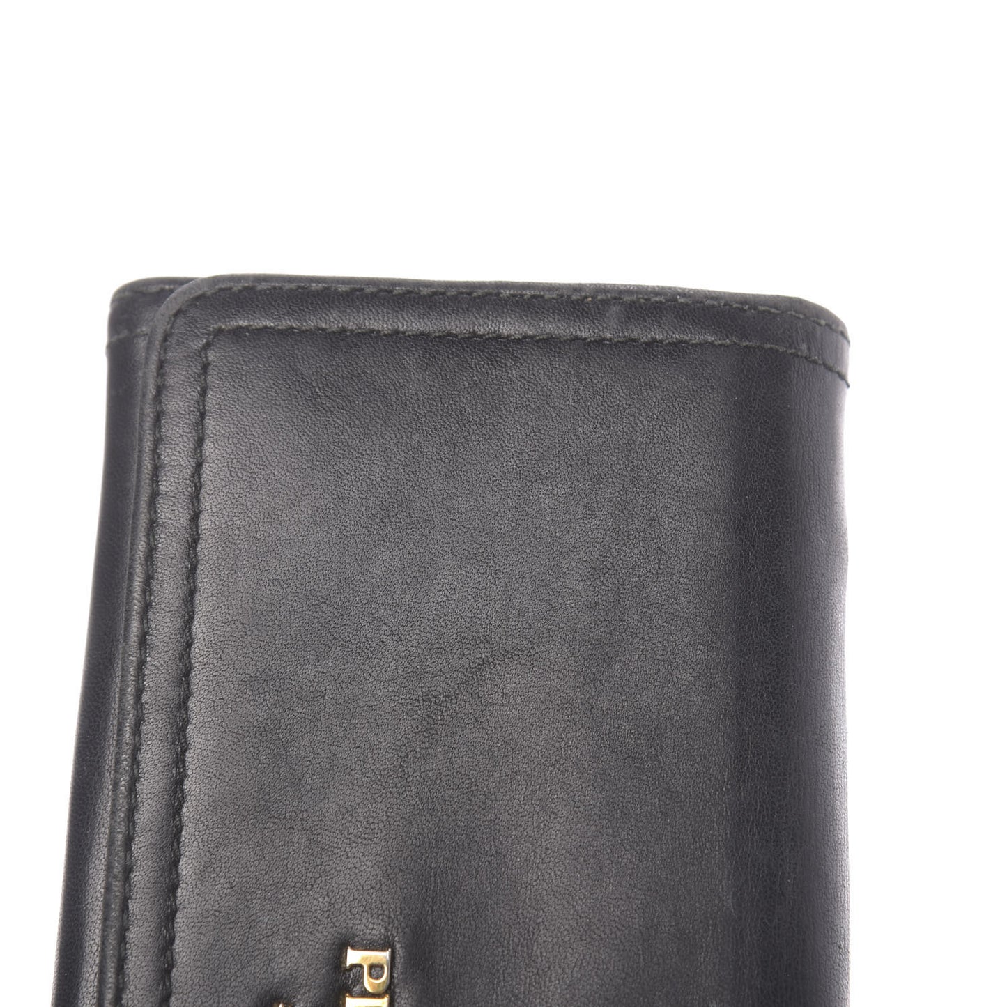Vitello Phenix Continental Flap Wallet Black