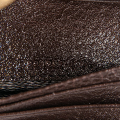 Gucci Monogram Interlocking Icon French Flap Wallet Dark Brown 7 of 7