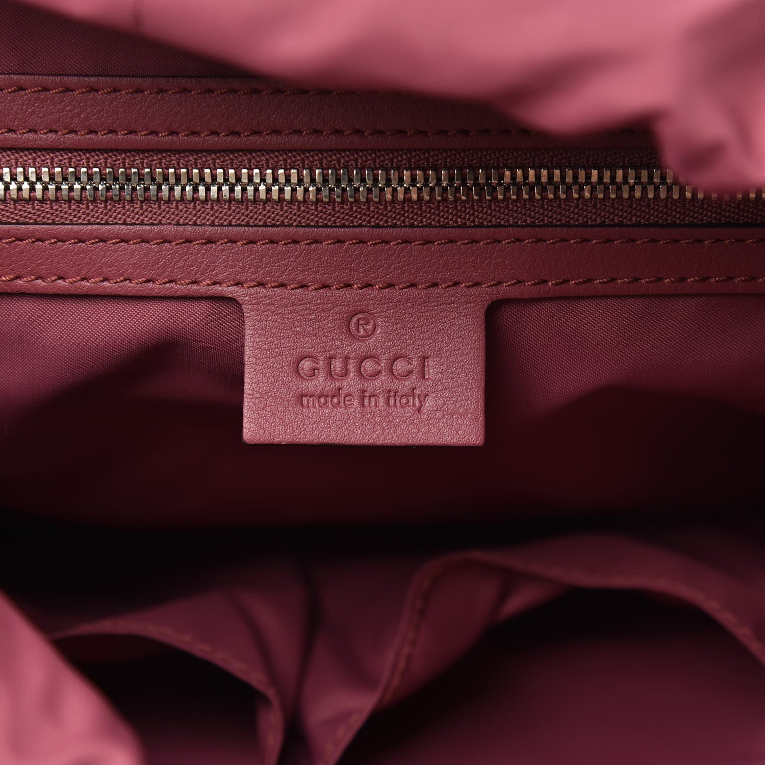 Gucci GG Supreme Monogram Blooms Medium Single Buckle Backpack Beige Multicolor Dry Rose 6 of 9