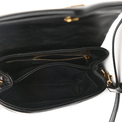 Saint Laurent Calfskin Y Quilted Monogram Toy Loulou Crossbody Bag Black 5 of 10