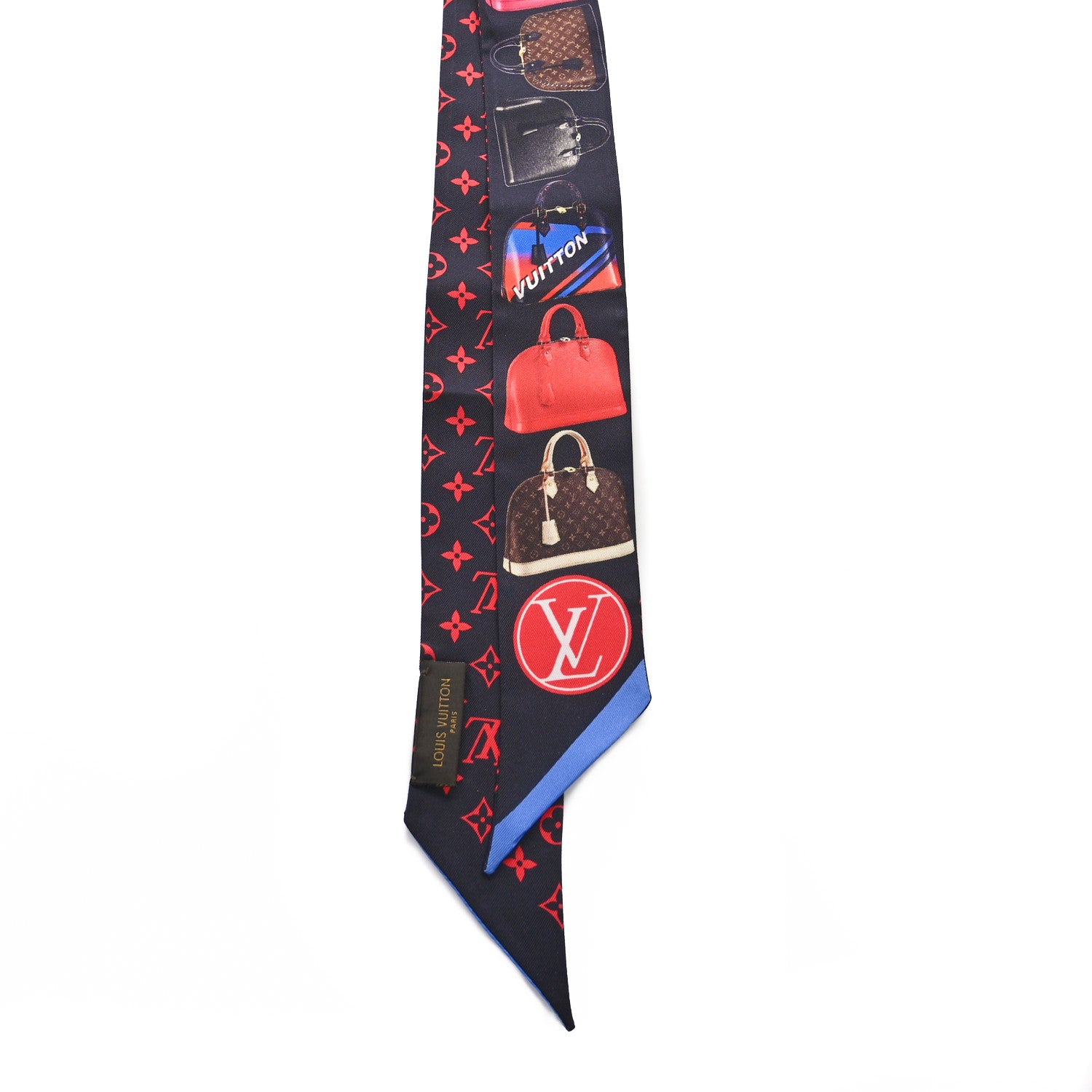 Louis Vuitton Silk Monogram Tribute To Alma BB Bandeau Black 2 of 4
