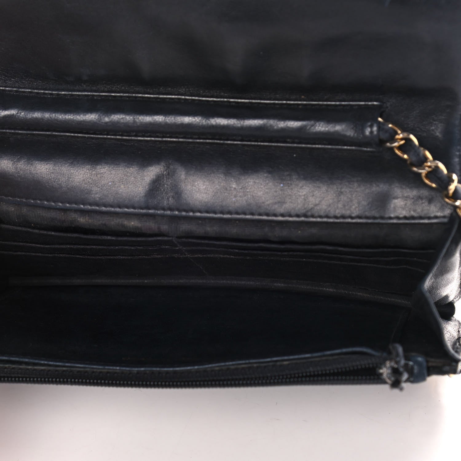 Chanel Caviar Timeless CC Wallet On Chain WOC Black 5 of 18