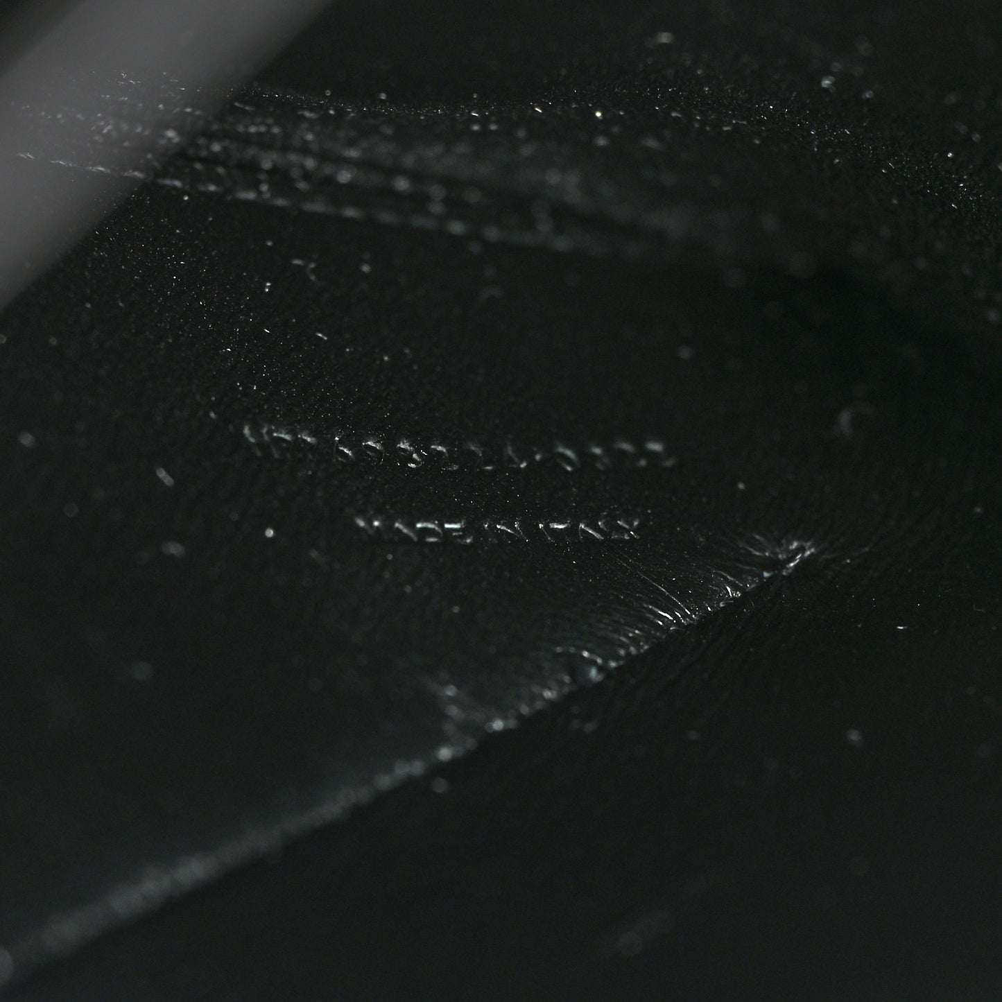 Patent Paloma Envelope Clutch Black