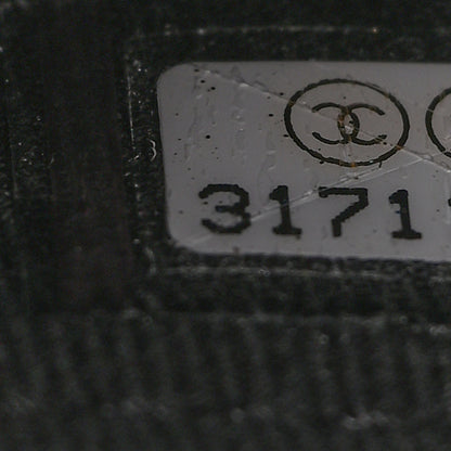 Chanel Caviar Quilted Flap Card Holder Wallet Black 8 of 9