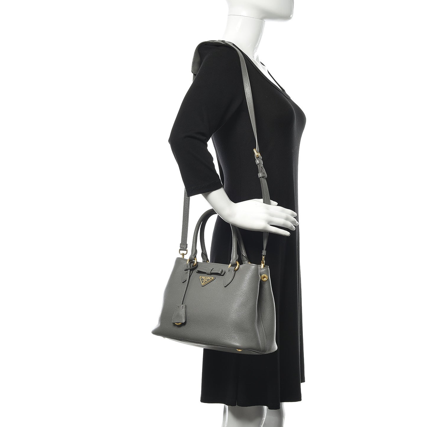 Vitello Phenix Small Bag Marmo
