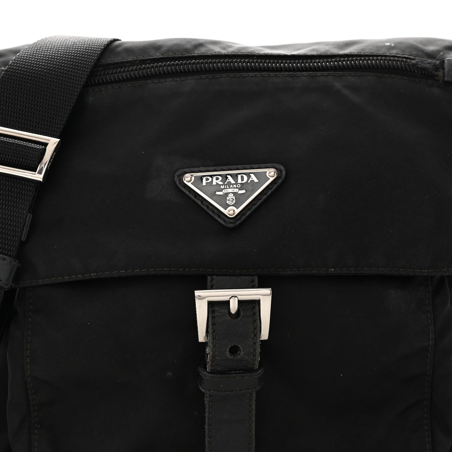 Prada Nylon Vela Messenger Black 7 of 29