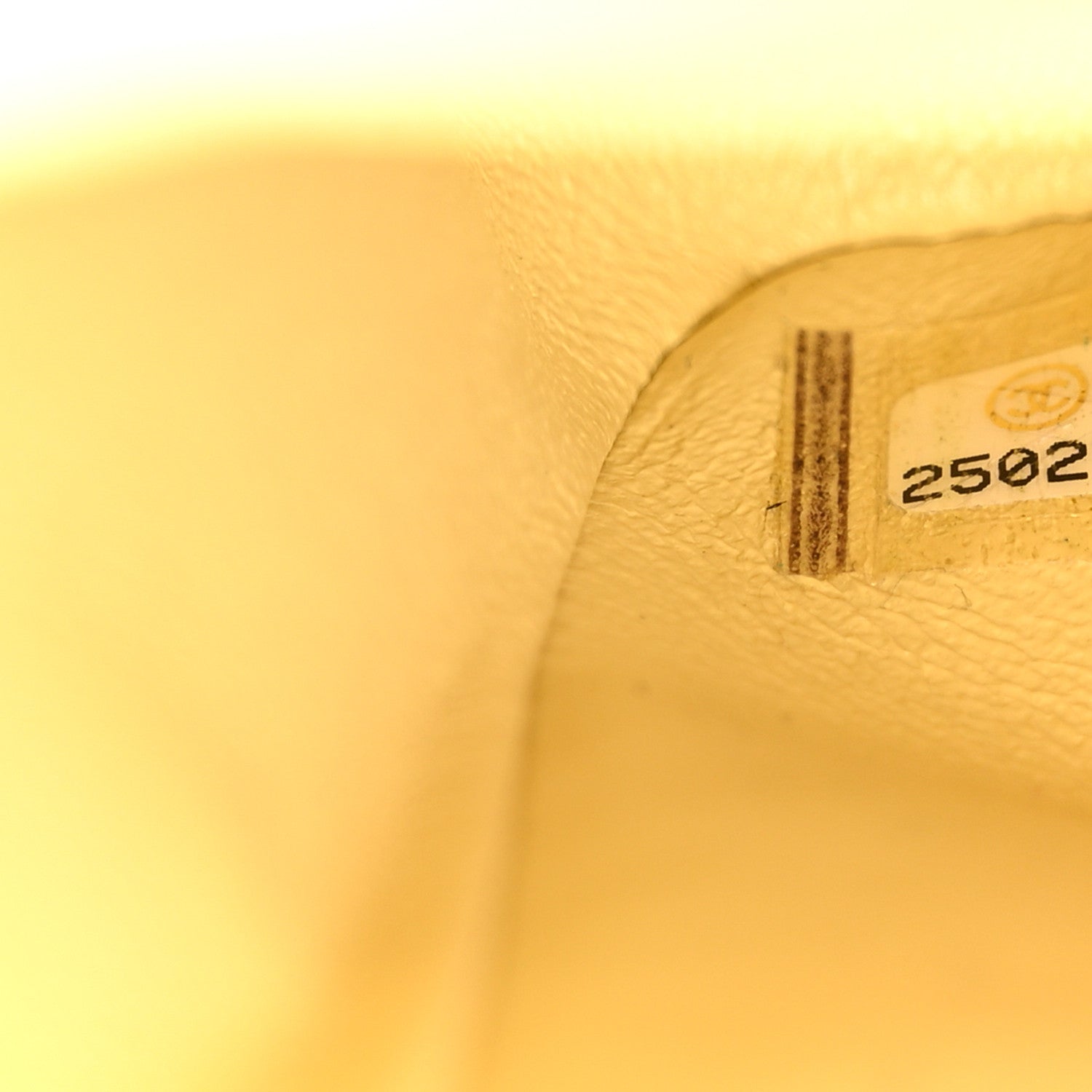 Chanel Caviar Quilted Medium Double Flap Light Yellow 6 of 12