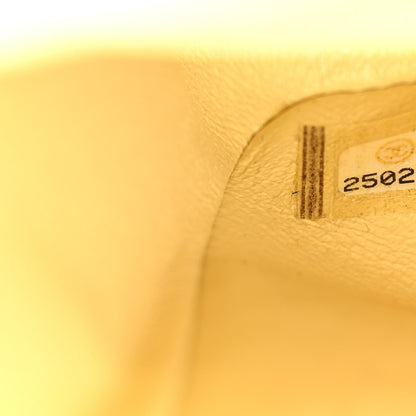 Chanel Caviar Quilted Medium Double Flap Light Yellow 6 of 12