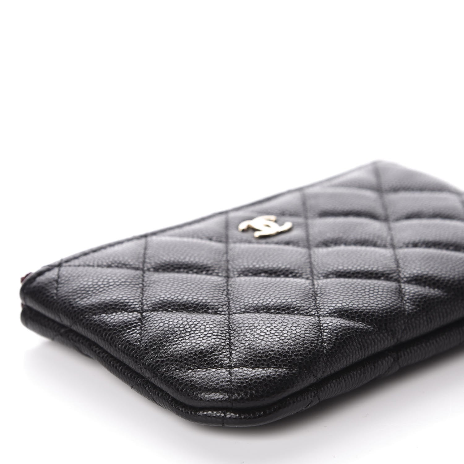 Chanel Caviar Quilted Small Cosmetic Case Black 7 of 9