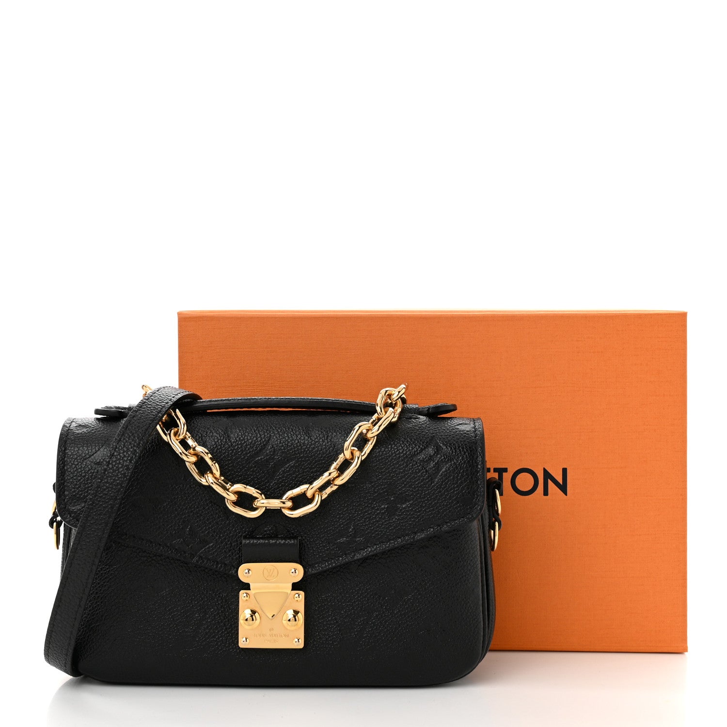 Louis Vuitton Empreinte Pochette Metis East West Black 10 of 10