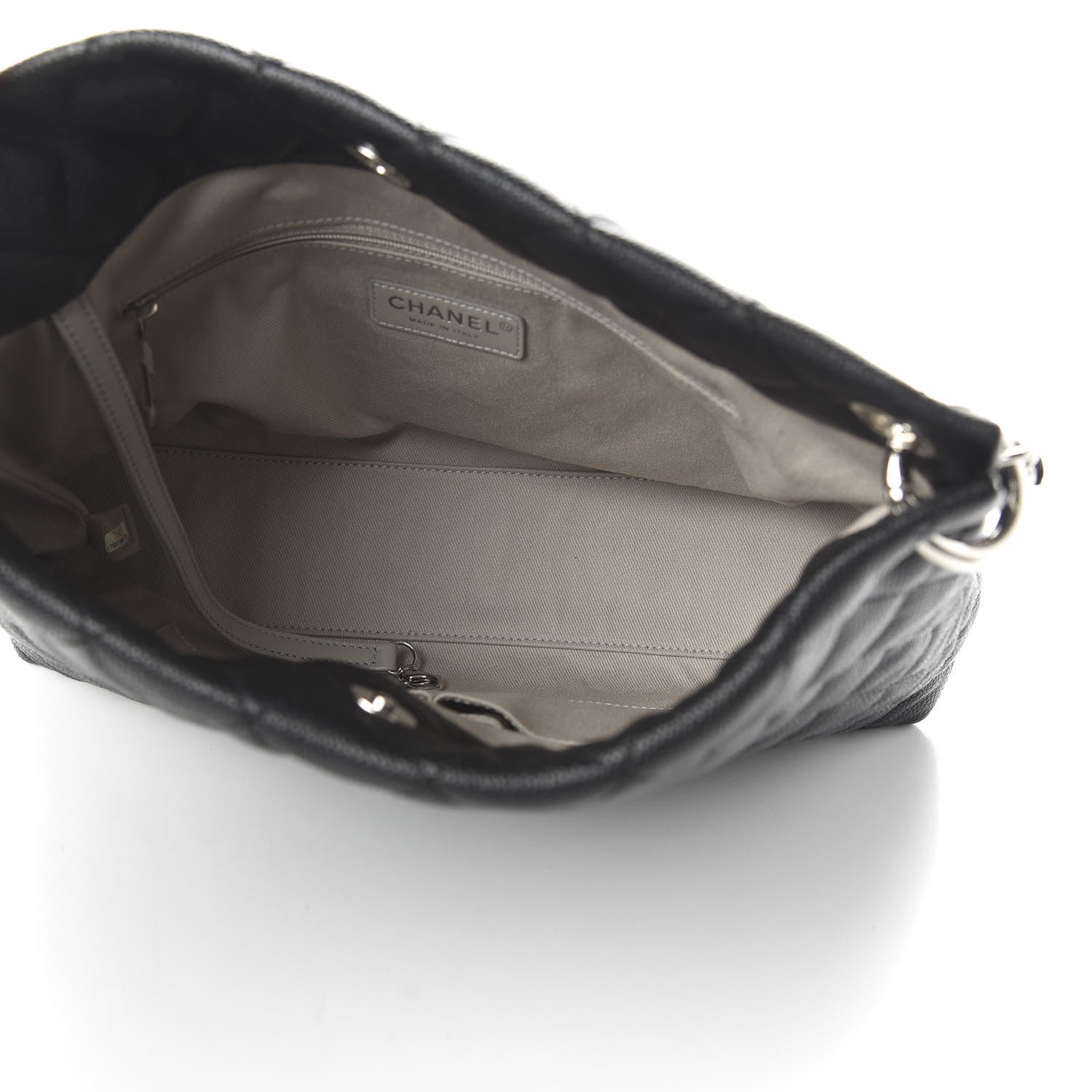 Chanel Caviar Quilted CC Shopping Tote Black 5 of 11