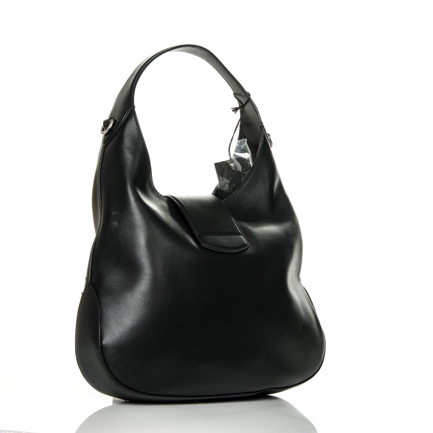 Calfskin Tiger Embroidered Medium Dionysus Hobo Black