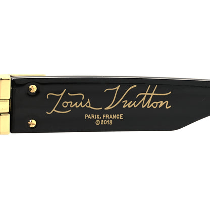 Louis Vuitton Acetate 1.1 Millionaires Sunglasses Z1165E Black 5 of 7