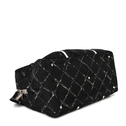 Chanel Nylon Large Travel Duffle Bag Black 4 of 14