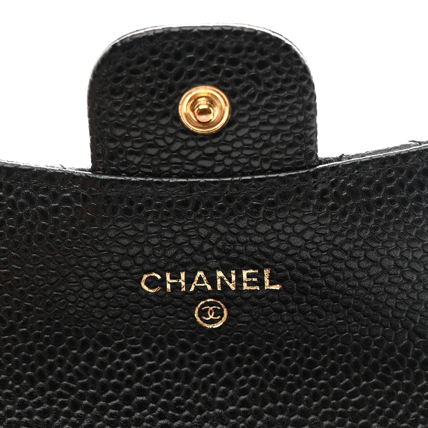 Chanel Caviar Quilted Flap Card Holder Wallet Black 6 of 9