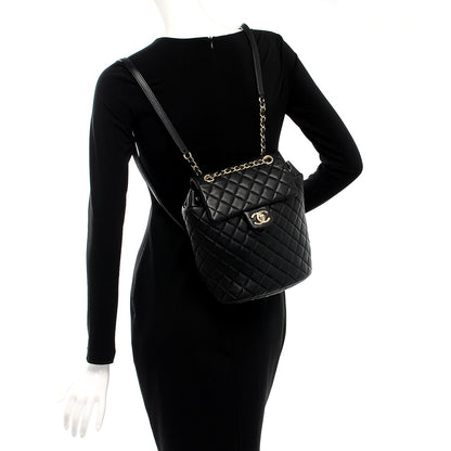 Chanel Lambskin Quilted Small Urban Spirit Backpack Black 2 of 7