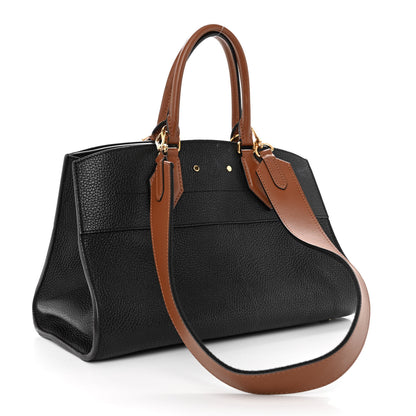 Louis Vuitton Calfskin City Steamer EW Black Gold 3 of 11