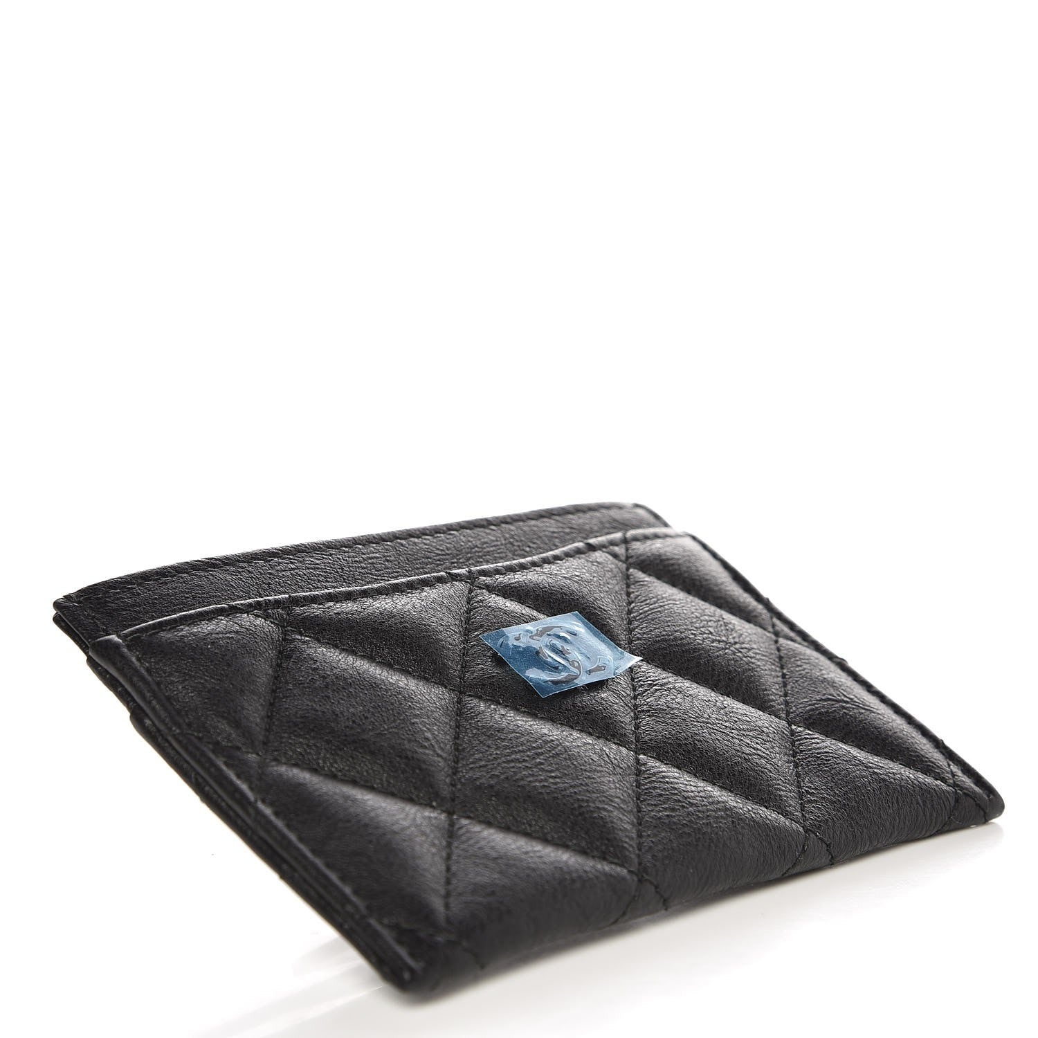 Chanel Calfskin Quilted Card Holder So Black 4 of 9
