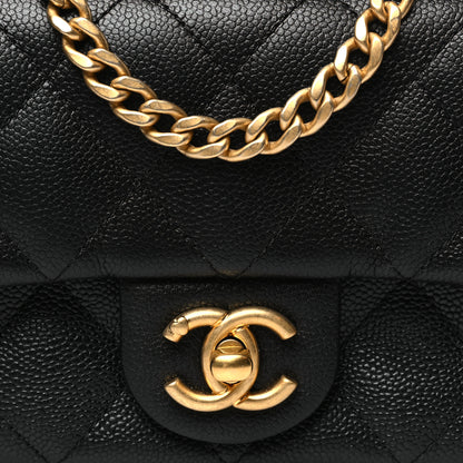 Chanel Caviar Quilted Mini Sweetheart Rectangular Flap Black 8 of 11