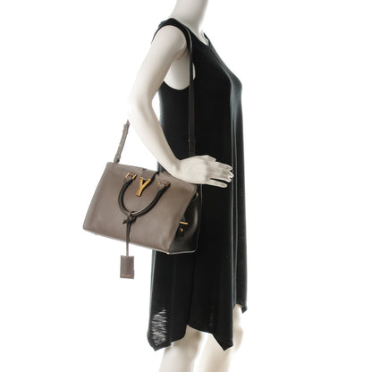 Saint Laurent Calfskin Small Classic Y Cabas Grey 2 of 7