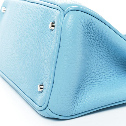 Christian Dior Bullcalf Small Diorissimo Tote Light Blue 9 of 9