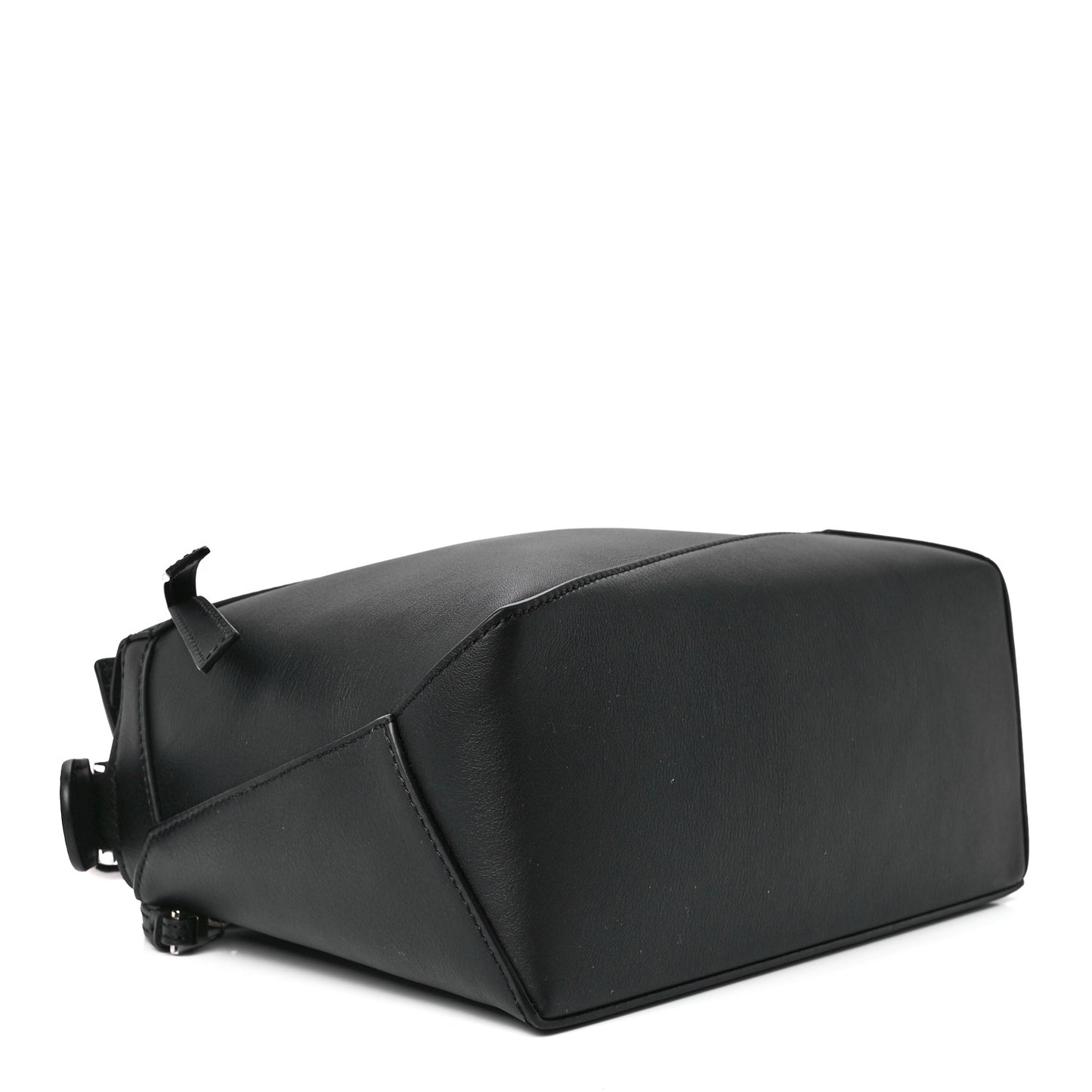 Calfskin Small Puzzle Bag Black
