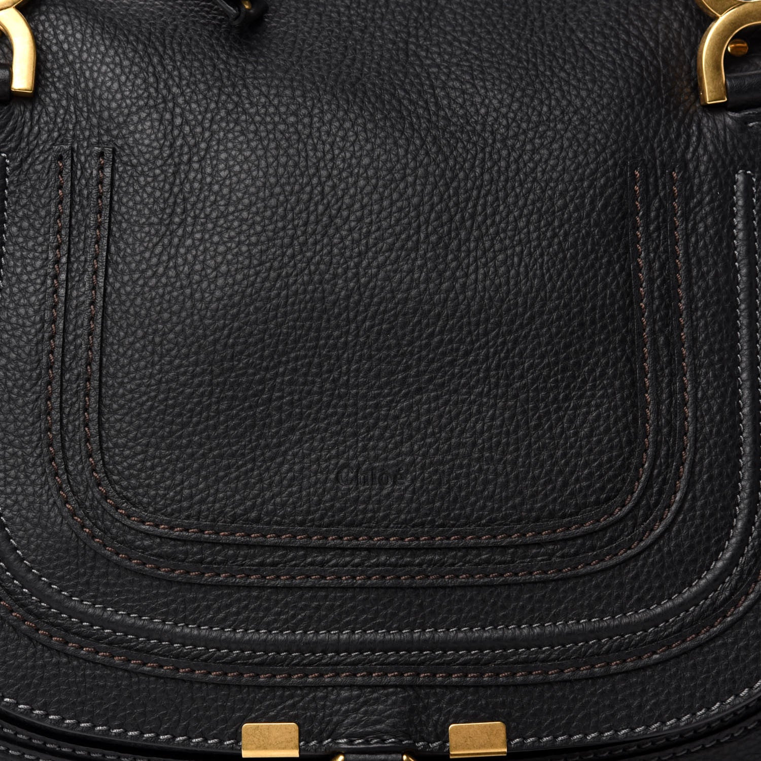 Chloe Calfskin Medium Marcie Satchel Black 11 of 11
