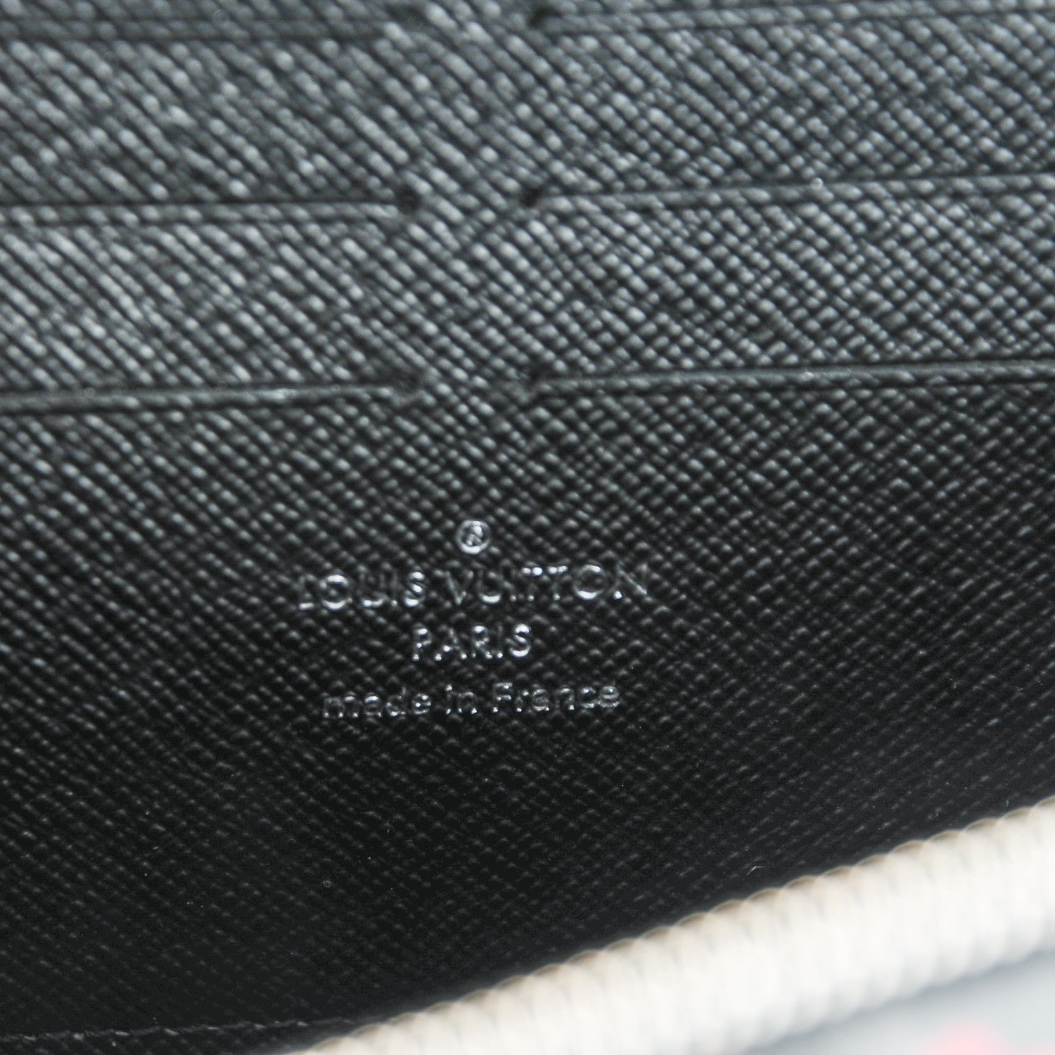 Louis Vuitton Monogram Palm Twist Chain Wallet Black White 6 of 7