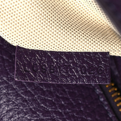 Tom Ford Grained Calfskin Large T Clasp Tara Crossbody Bag Purple 6 of 8