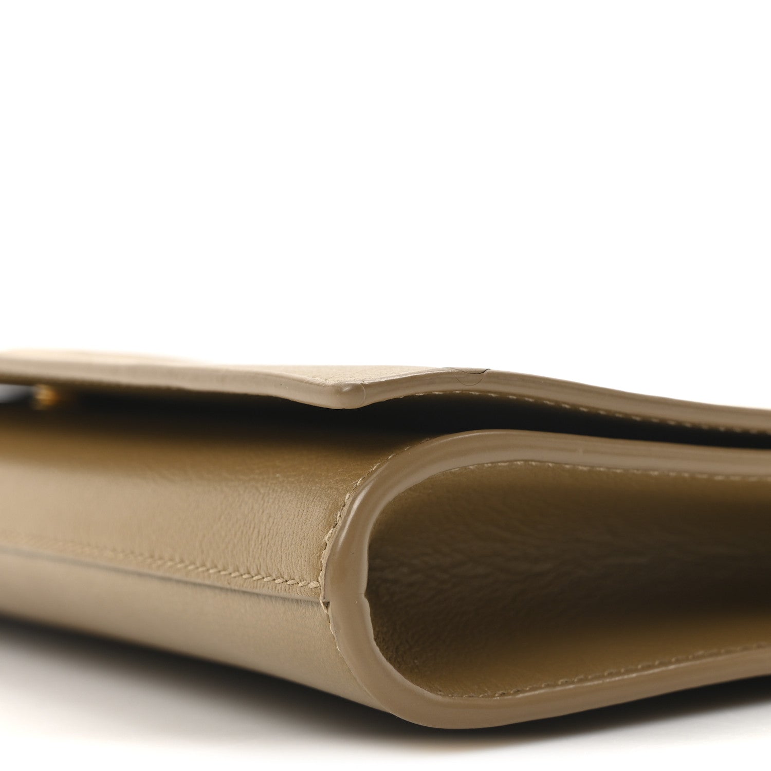 Saint Laurent Calfskin Monogram Large Belle De Jour Clutch Beige 10 of 10