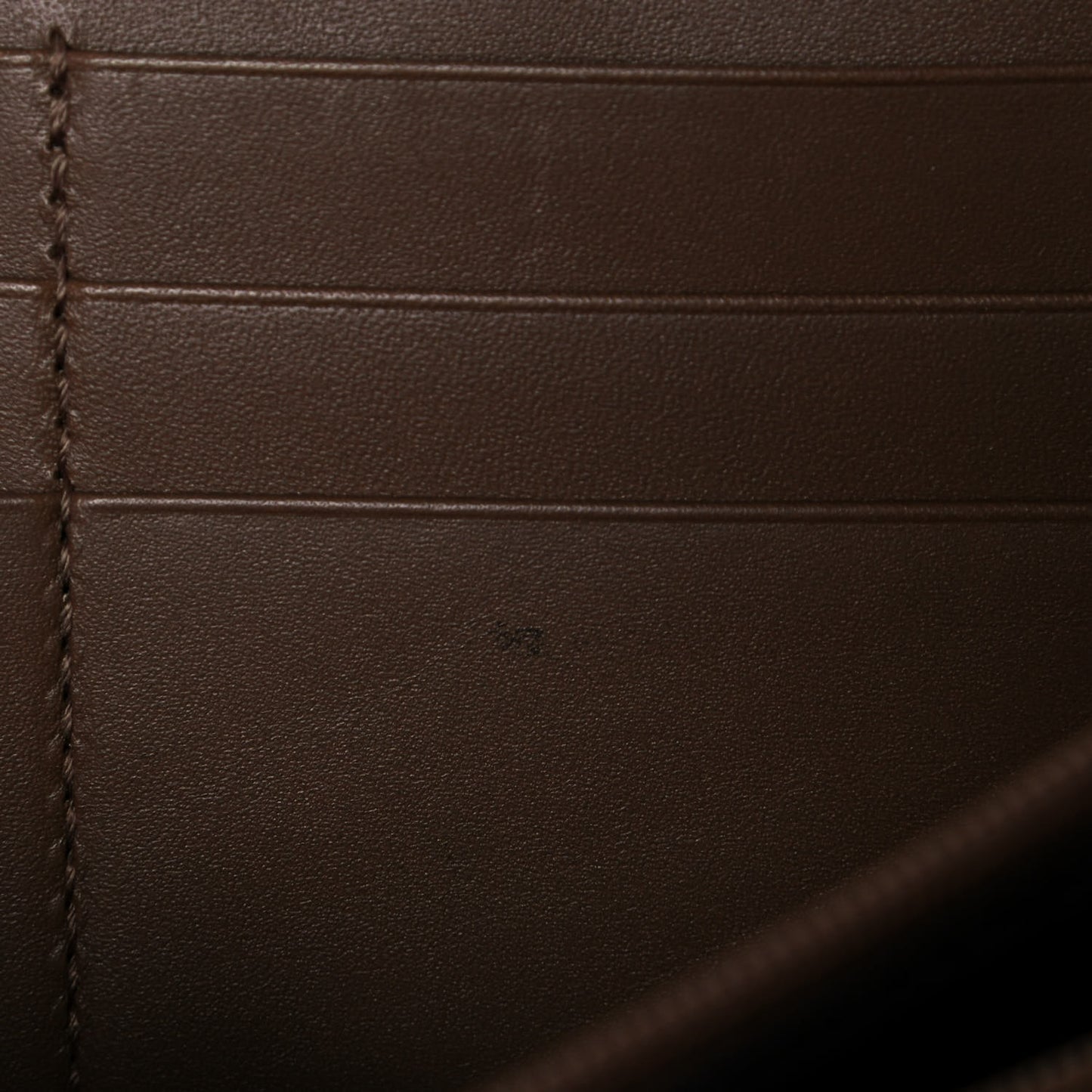 GG Supreme Monogram Web Zip Around Wallet Brown