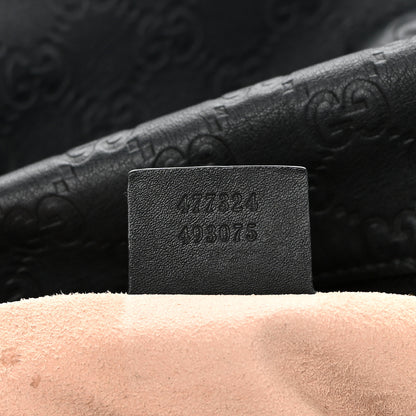 Gucci Guccissima Signature Large Linea A Hobo Black 7 of 18