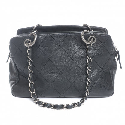 Chanel Distressed Caviar Outdoor Ligne Tote Black 3 of 7