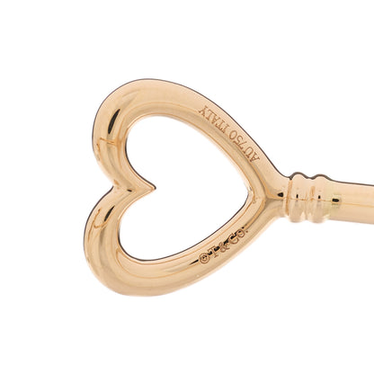 Tiffany 18K Rose Gold Wire Heart Key Bracelet 3 of 4