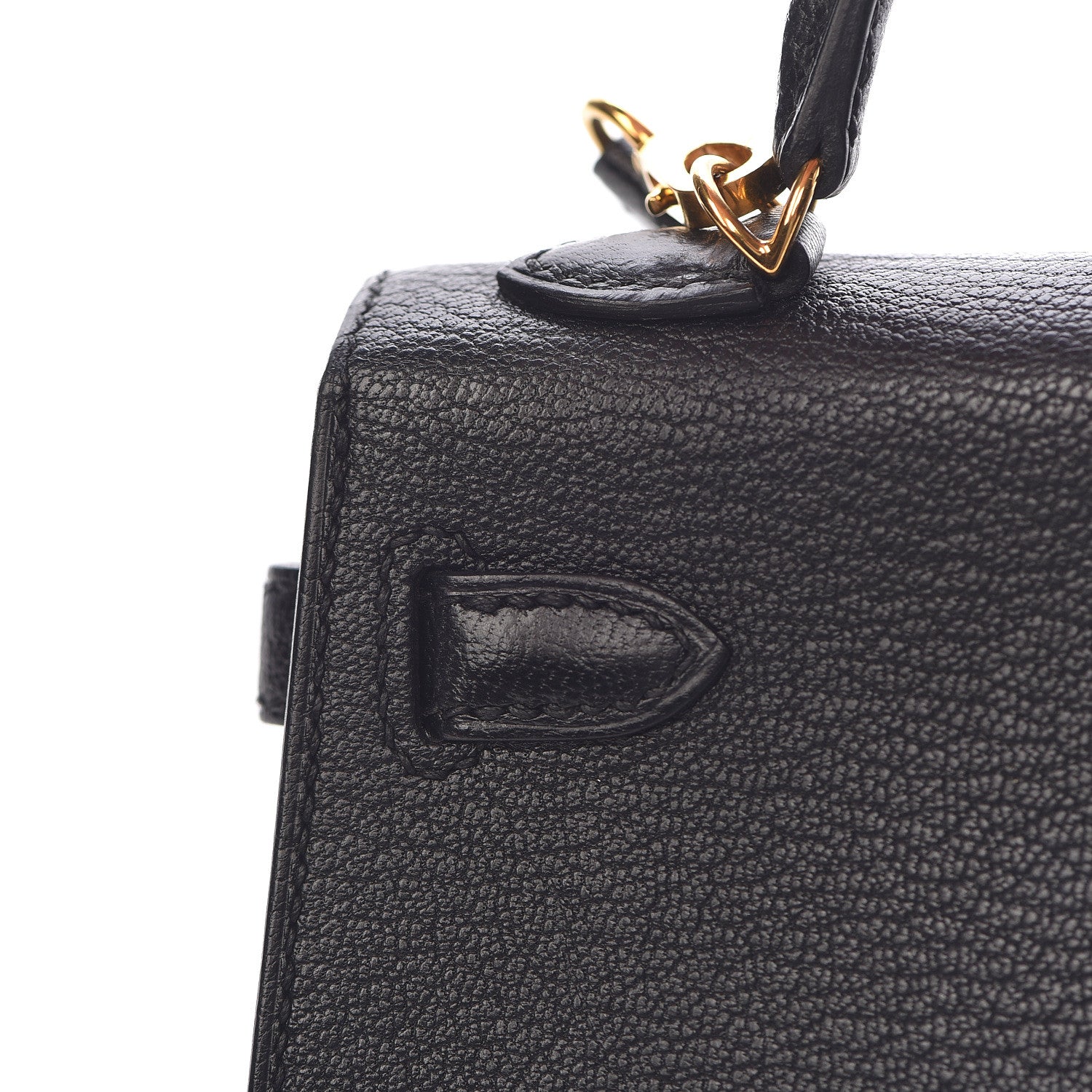 Hermes Chevre Mysore Mini Kelly Sellier 20 Black 19 of 35