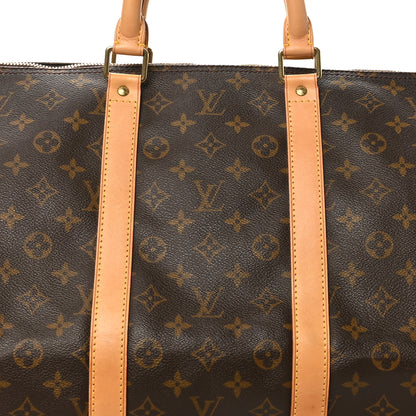 Louis Vuitton Monogram Keepall Bandouliere 55 7 of 11