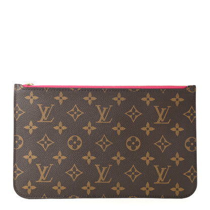 Louis Vuitton Monogram Neverfull MM GM Pochette Pivoine 1 of 7
