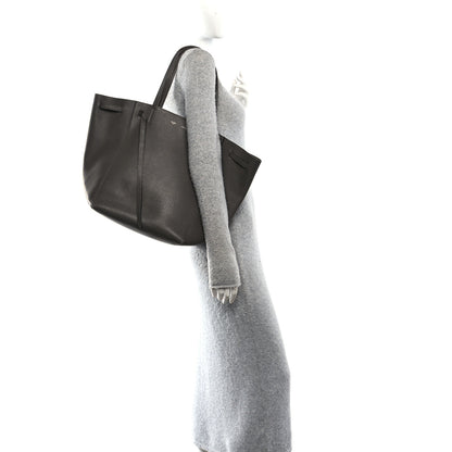 Celine Soft Grained Calfskin Medium Belt Cabas Phantom  Grey 2 of 10