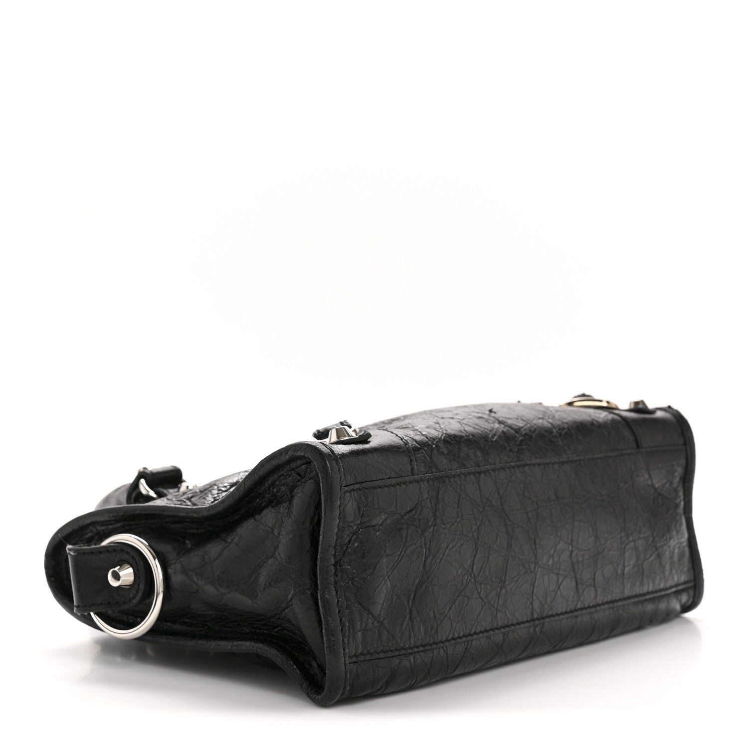Balenciaga Agneau Classic Silver Hardware Mini City Black 4 of 14